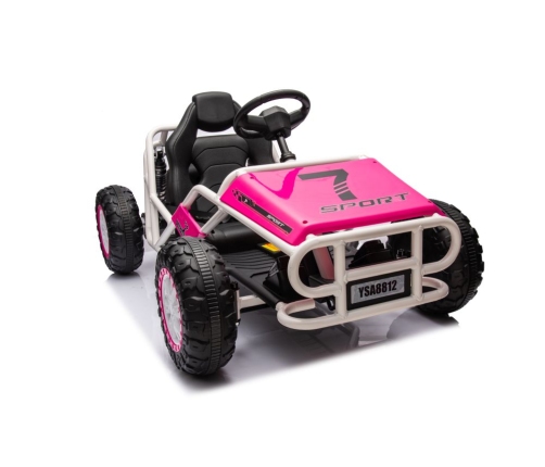 Двухместный детский электромобиль Багги Pink 24V