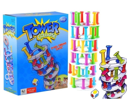 Exciting Leaning Tower with Columns Family Game