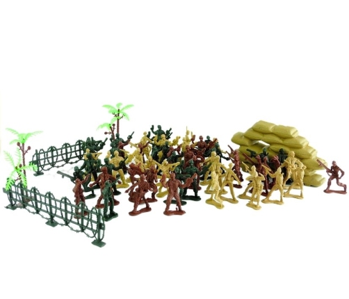 Set of Large Military Soldiers 71 Elements