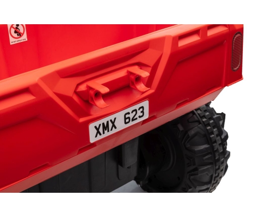 Divvietīgs bērnu elektromobilis Bagijs XMX623 4x4 Red