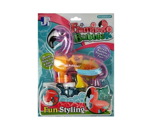 Soap Bubble Gun Flamingo Pink