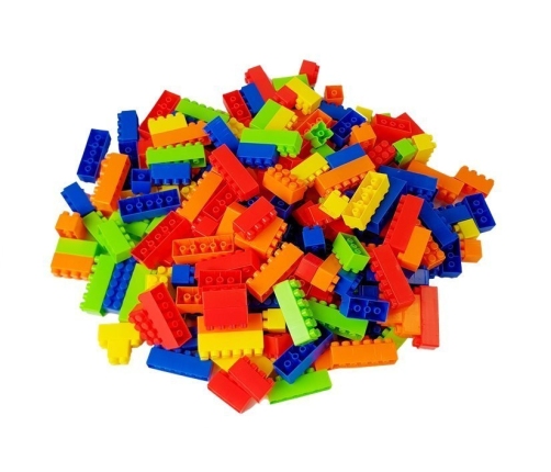 Building Blocks in a Jar 35 cm car 205 bricks