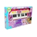 Keyboard Piano 24 Keys USB Microphone Pink