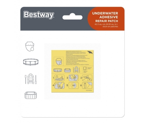 Waterproof repair patches for Bestway 62091 inflatable items