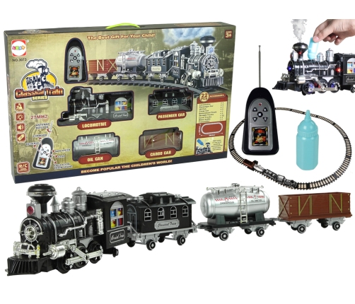 Huge Train Train Sound Sound Lights Smoke 206.5 cm x 153.5 cm