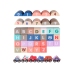 Set of Wooden Blocks City Letters Puzzle 115 Pieces