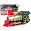 Christmas Locomotive Lights Sound Green Battery Operated