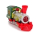 Christmas Locomotive Lights Sound Green Battery Operated