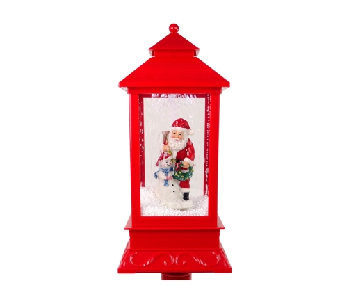 Christmas Decoration Lantern Lamp with Santa Claus Carols Lights