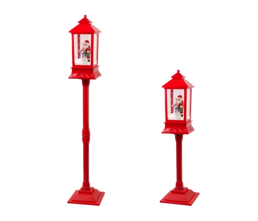 Christmas Decoration Lantern Lamp with Santa Claus Carols Lights