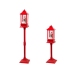 Christmas Decoration Lantern Lamp with Santa Claus Carols Lights