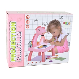 Whiteboard Projector Projector For Learning To Draw Pink Dinosaur