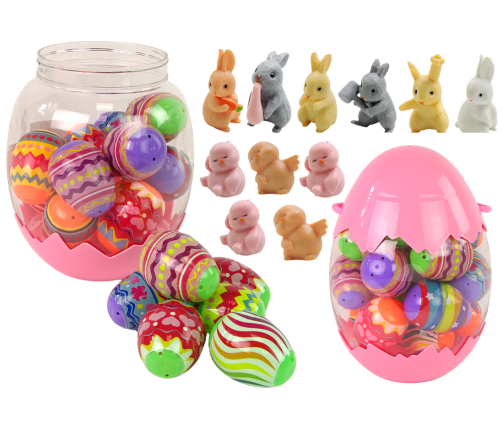 Egg Decoration Easter Eggs Surprise Bunnies 18 Pieces