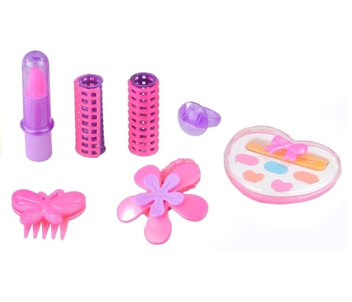 Girls Beauty Kit Hair Accessories Set Realistic Hairdryer In A Bag