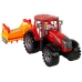 Red Tractor with Orange Cultivator Drive