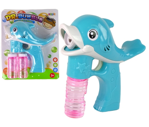 Dolphin Blue Soap Bubble Machine