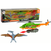 Green Helicopter Dinosaur Transport Dino Park Set