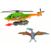 Green Helicopter Dinosaur Transport Dino Park Set