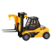 Yellow Forklift 1:16 Moving Forks Sounds Lights