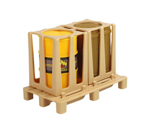 Yellow Forklift 1:16 Moving Forks Sounds Lights