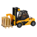 Yellow Forklift 1:16 Moving Forks Sounds Lights