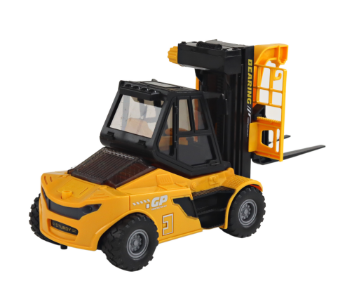 Yellow Forklift 1:16 Moving Forks Sounds Lights