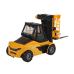 Yellow Forklift 1:16 Moving Forks Sounds Lights