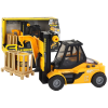 Yellow Forklift 1:16 Moving Forks Sounds Lights