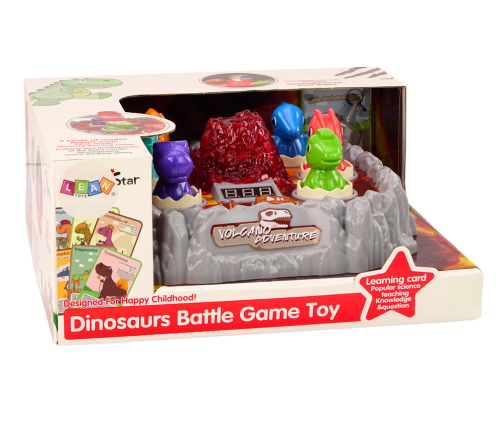 Arcade Game Wac A Mole Dinosaurs Volcano Smoke Effect Lights Sounds