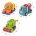 Cartoon Cars - Combine-Harvester, Trash Truck, Mixer Truck