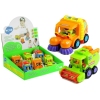 Cartoon Cars - Combine-Harvester, Trash Truck, Mixer Truck