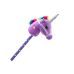 Plush Unicorn Head On A Stick Hobby Horse Purple Unicorn sounds