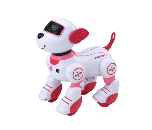 Remote Controlled Interactive Robot Dog Dancing Follows Commands Pink