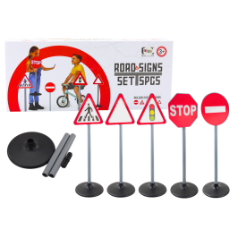 Educational Road Signs Warning Set 5 Pcs 70cm