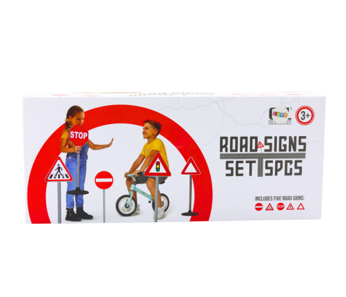 Educational Road Signs Warning Set 5 Pcs 70cm