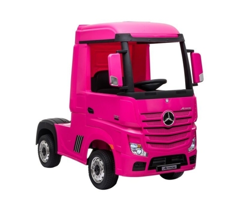 Bērnu elektroauto Mercedes Actros Pink