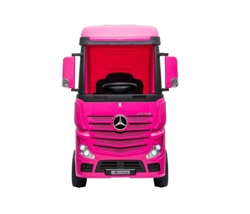 Bērnu elektroauto Mercedes Actros Pink