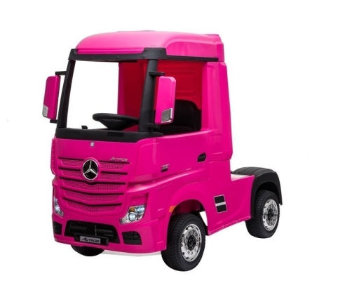 Bērnu elektroauto Mercedes Actros Pink