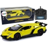 Sports Car R/C 1:24 Lamborghini Veneno Yellow 2.4 G Lights