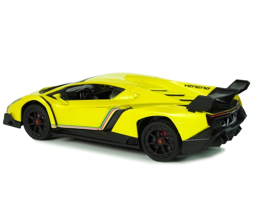 Sports Car R/C 1:24 Lamborghini Veneno Yellow 2.4 G Lights