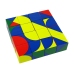 Wooden Puzzle Coloured Blocks Patterns Imagination Puzzles