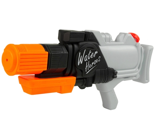 Large Water Gun Water Heroes 1850ml Grey-Black