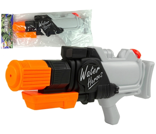 Large Water Gun Water Heroes 1850ml Grey-Black