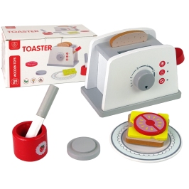 Wooden Toaster Breakfast Accessories Knob For Kids