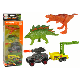 Dinosaurs Set Auto Rocket Trailer