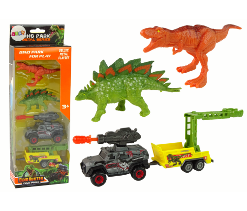 Dinosaurs Set Auto Rocket Trailer