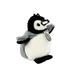 Penguin Mascot Pendant 16 cm Plush Gray Cuddly Toy
