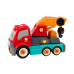 Truck With Hook Cartoon Turning DIY Orange Crane