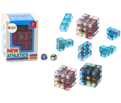 Logic Blocks Puzzle Puzzle Cube Game Pink