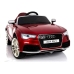 Audi RS5 Red Painting Electric Ride On Car - Rubber Wheels Leather Seats 2,4G RC